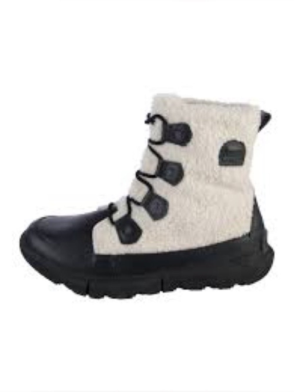 Women’s Sorel Explorers ll Joan Cozy Boots-Black/SeaSalt